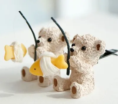 행운을 낚는 곰돌이 차량용방향제