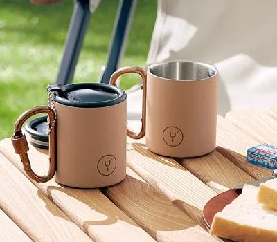 캠핑전용 핑핑 스텐 머그컵 220ml