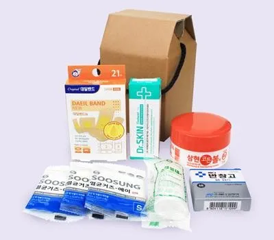 구급상자 알콜코튼볼 대일밴드 9종세트