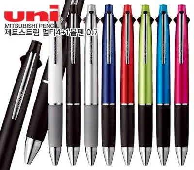 uni 제트스트림 멀티4in1 볼펜 0.7