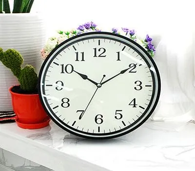 무소음엣지블랙벽시계300