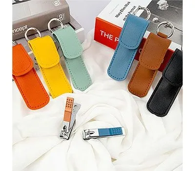 실버링 가죽포켓 휴대용 손톱깎이